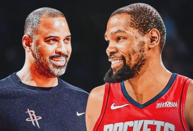 mk体育官方-未来几周续约!杜兰特谈判顺利,也可以恭喜伊森了,火箭不想冒险