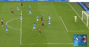 体育新闻-【意甲】AC米兰1比2客负那不勒斯 卢卡库破门