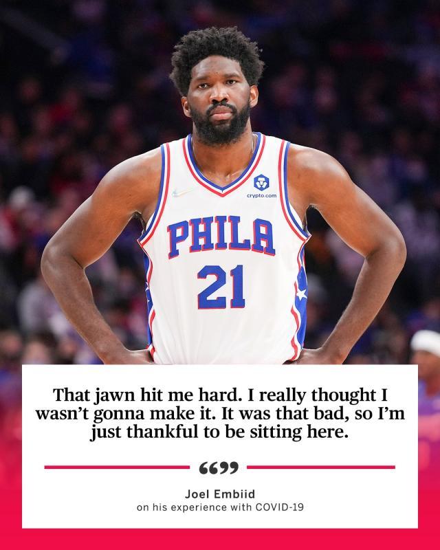 MK体育直播-两战33中7疯狂打铁！恩比德新冠痊愈但手感全无